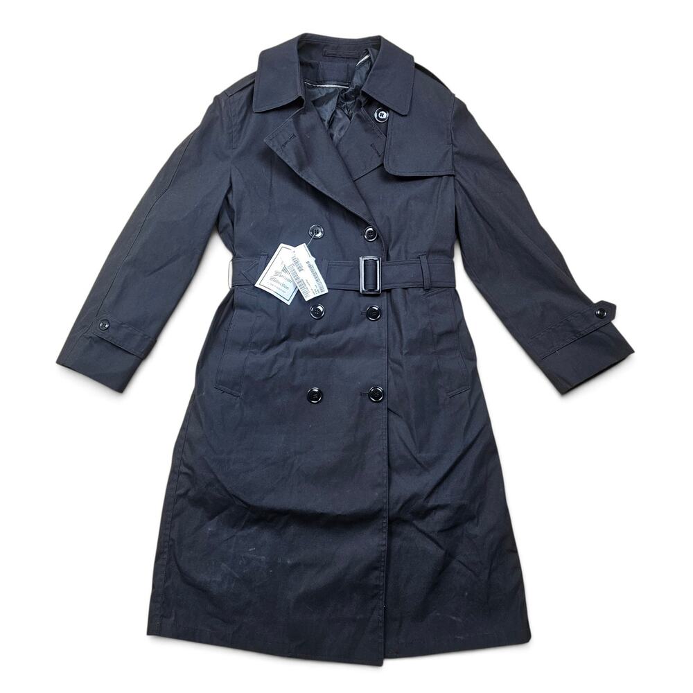DEFENSE LOGISTICS AGENCY Garrison Collection Trench Coat Women's 14R Military